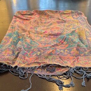 Pashmina Multicolor Paisley Scarf